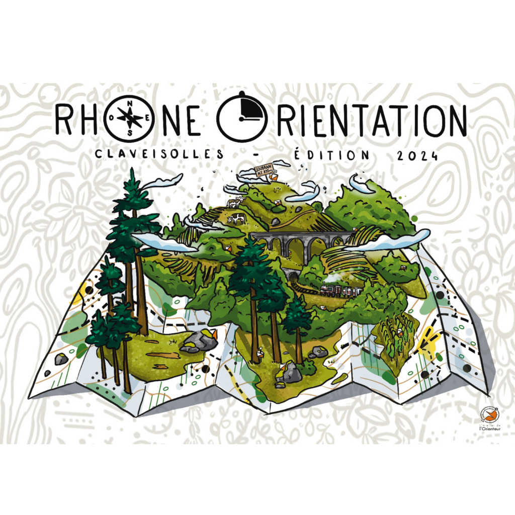 Affiche Rhône Orientation 2024
